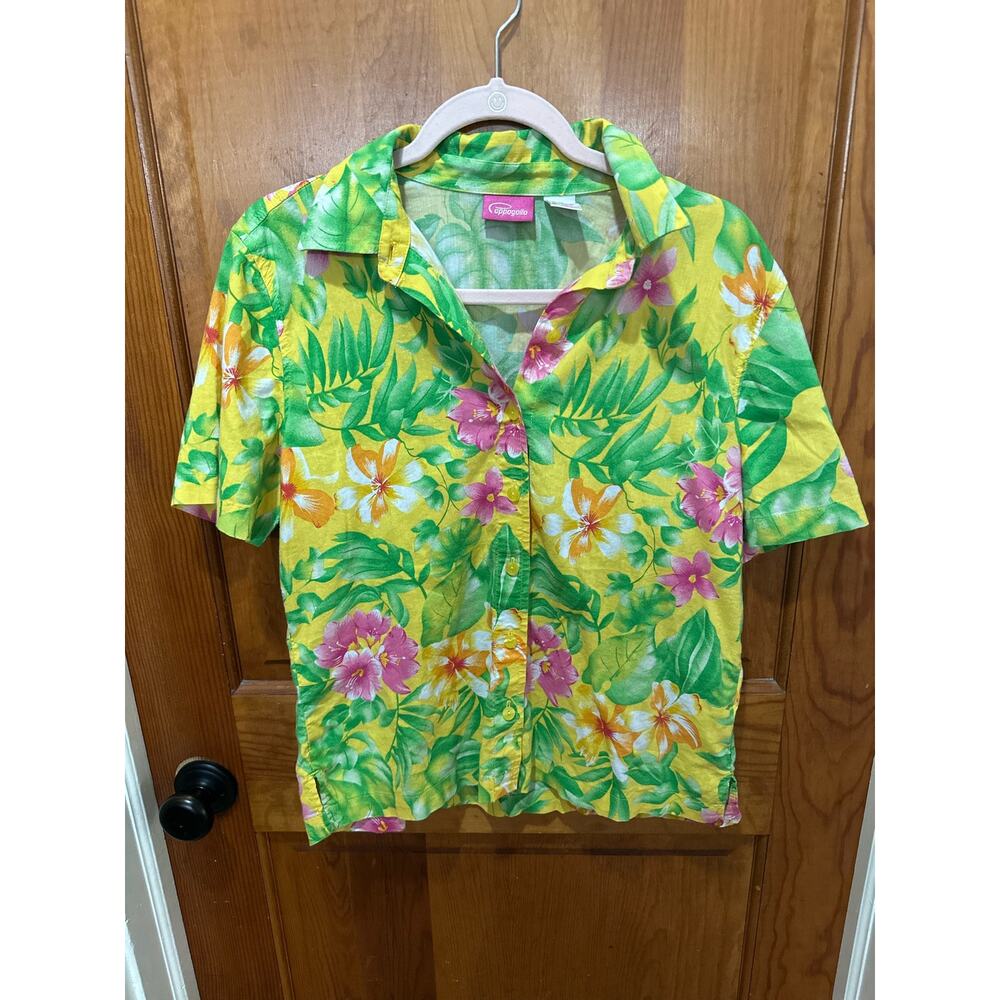 Vintage Pappagallo Tropical Blouse